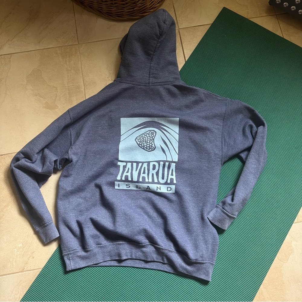 Tavarua Blue Hoodie Medium